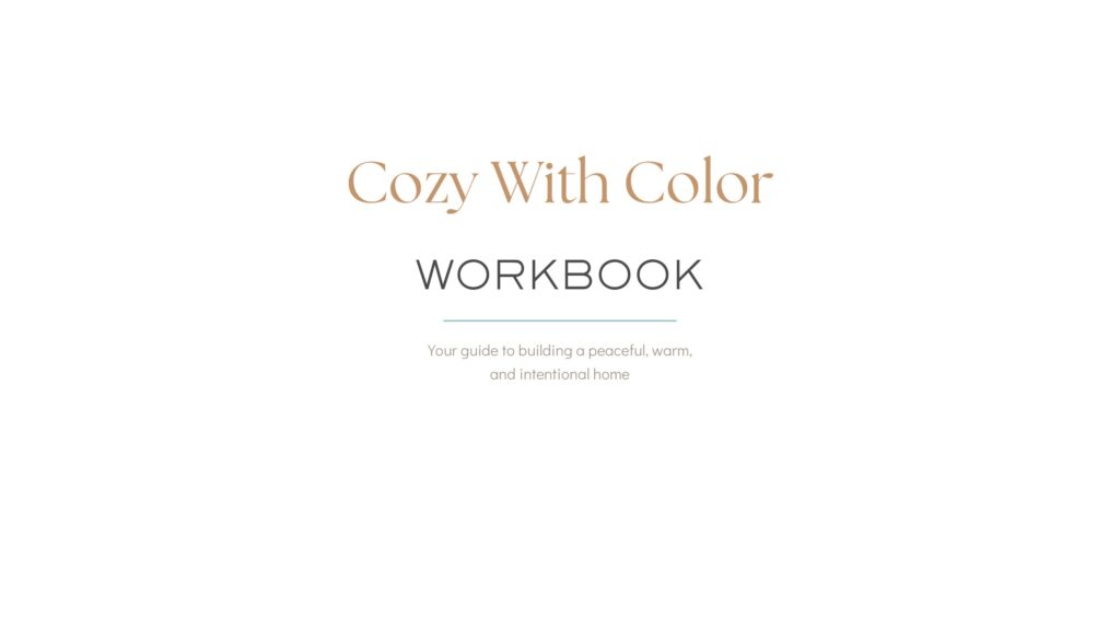Home Decor Workbook & Planner
